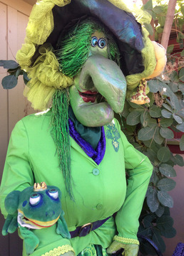 Gardner Village Witch Displays - utah halloween family activities 