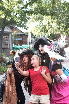 Gardner Village Witches - witch selfies 