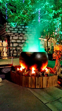 Witches Night Out Cauldron Lighting - witches night out cauldron lighting 