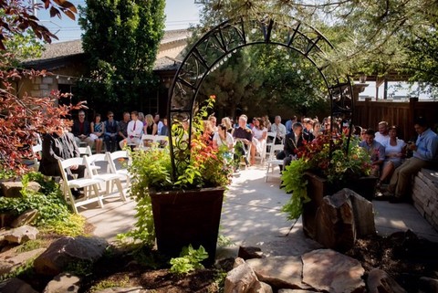 The Gathering Place Weddings & Receptions - garden wedding ceremony venue 