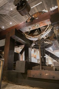 Archibald's Gear Room - Original Mill Gear in Archibalds Gear Room 