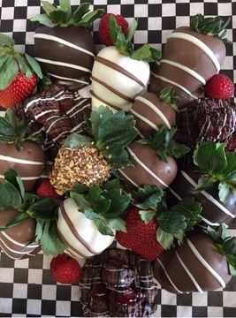 Chocolate Covered Wagon - chocolate covered strawberries 