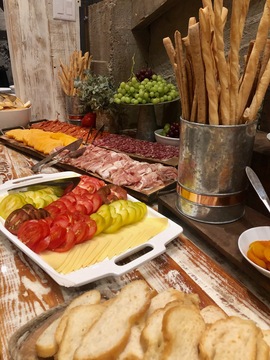 The Wheel Room located in Archibald's Restaurant  - Food platter at the Wheel Room  