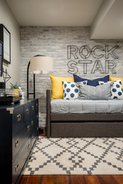 Down to Earth Projects | Castlefield Lane - Crane lamp rug accessory uphosltered daybed 