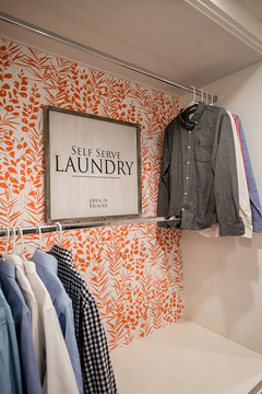 Down to Earth Projects | Castlefield Lane - Laundry room wall paper  