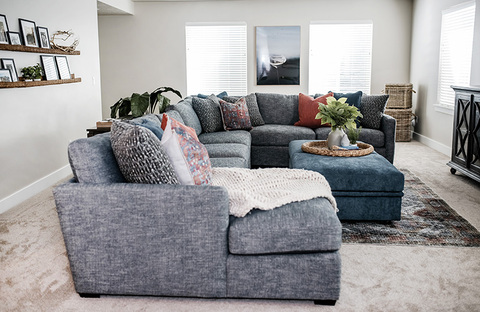 Down to Earth Projects | Jalais Lane - upholstered sectional throw pillows 