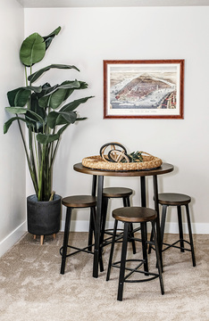 Down to Earth Projects | Jalais Lane - Pub table round stools 