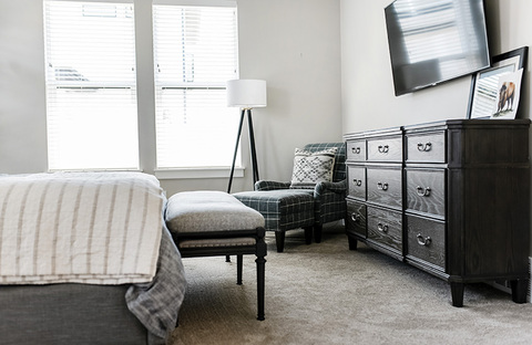 Down to Earth Projects | Jalais Lane - Bed bench chest of drawers 