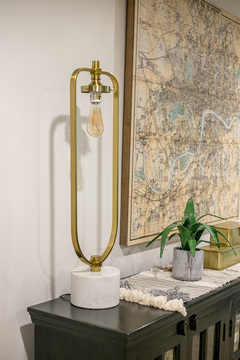 Down to Earth Projects | Urban Ridge Road - Edison bulb brass metal lamp accessories 