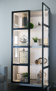 Down to Earth Projects | Urban Ridge Road - glass modern curio cabinet 