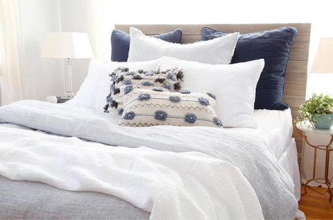 Logan Navy Bedding - logan navy bedding at layers bedding 