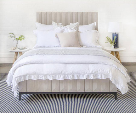 Subtle Bedding - subtle white bedding 