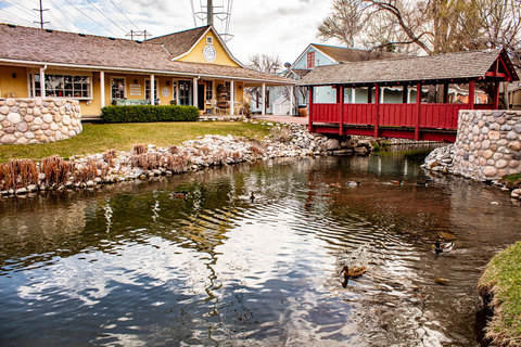 Bridge over Water at Gardner Village - bridge over water at Gardner Village 