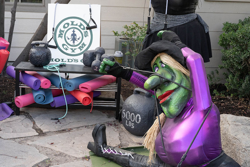 Gardner Village Witch Displays-