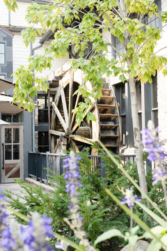 Outside the Wheel Room Event Venue - waterwheel outside the wheel room event venue 
