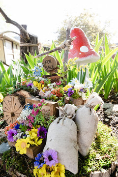 Woodland Fairy Festival - woodland fairy garden cart 