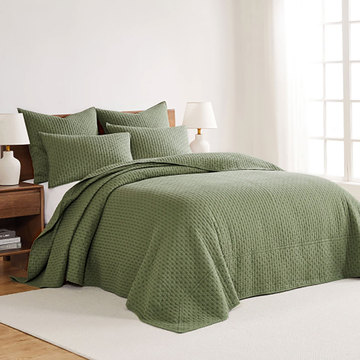 Cross Stitch Green Qult - cross stitch green quilt and bedding 