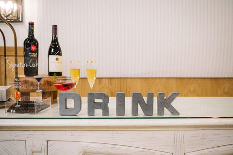 The Gathering Place Corporate Events - drink bar at company party 