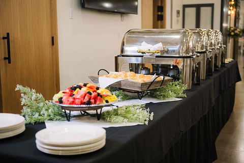 The Gathering Place Corporate Events - food station 