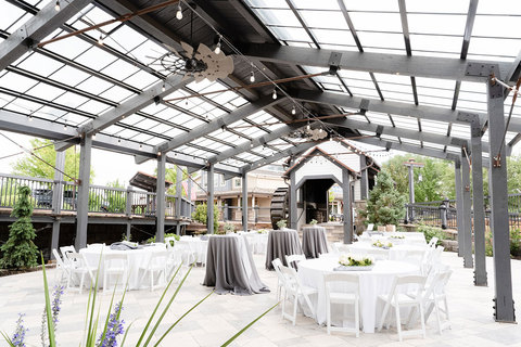 Mill Plaza Corporate Events - mill plaza set up for corporate event 