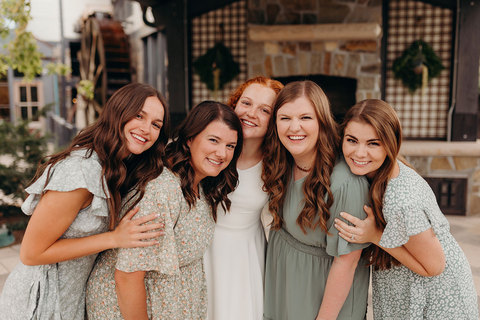 Wedding at the Mill Plaza - wedding group on the mill plaza 