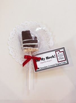 Chocolate Covered Wagon - Utah shaped candy 