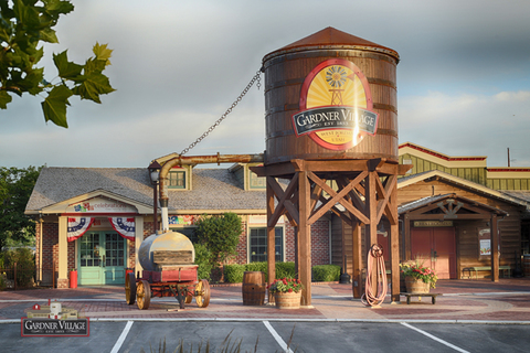 Gardner Village - Gardner Village water tower 