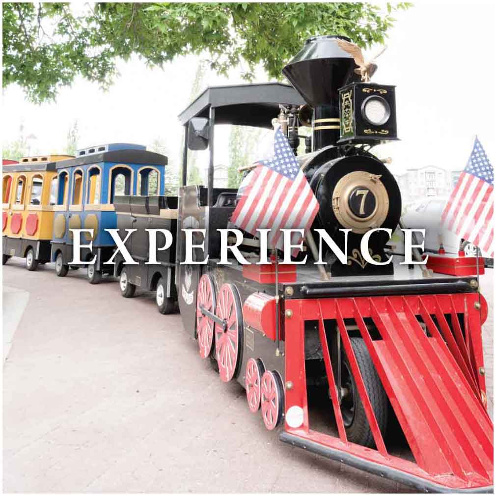 ride the train at gardner village