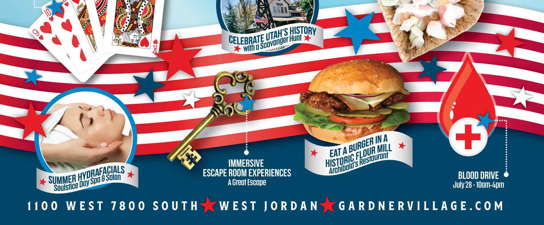 july fun at gardner village