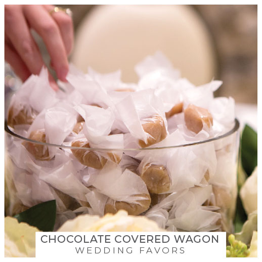 chocolate covered wagon favors