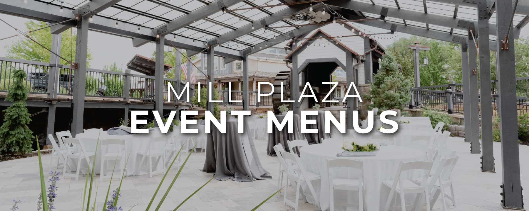 mill plaza private event menus mill plaza private event menus