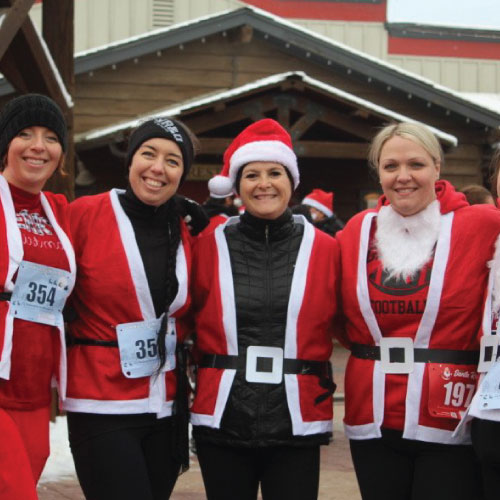 SANTA 5K, 10K & HALF MARATHON <br>GARDNER VILLAGE
