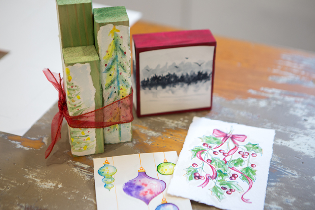 paint blocks from the art cottage