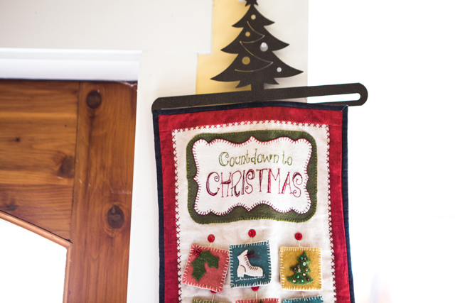 pine needles advent calendar