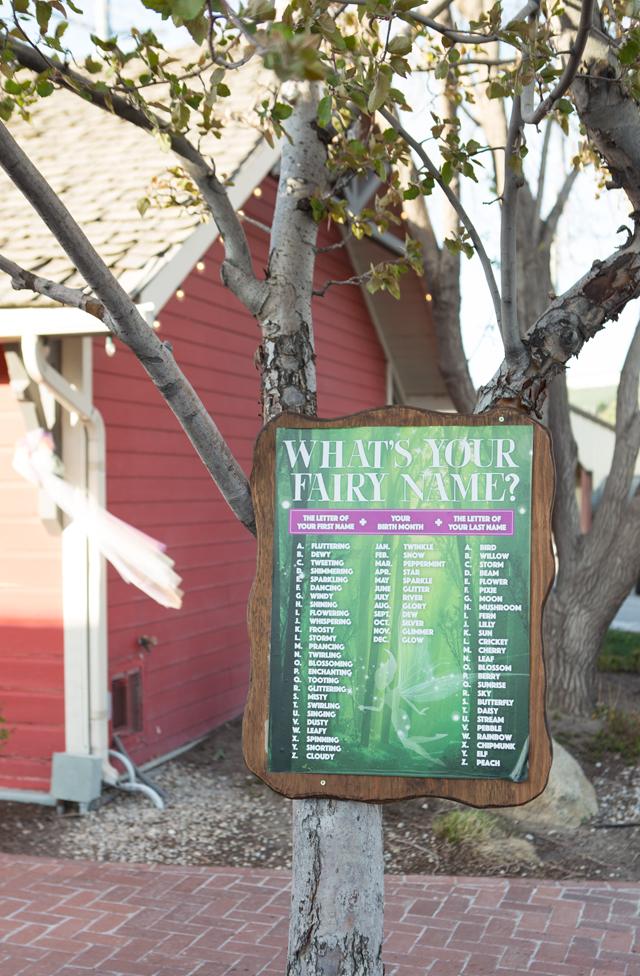 find your fairy name