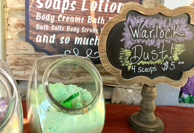 halloween make and take bath salts