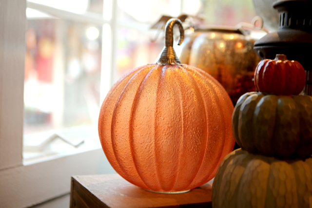 glass pumpkin