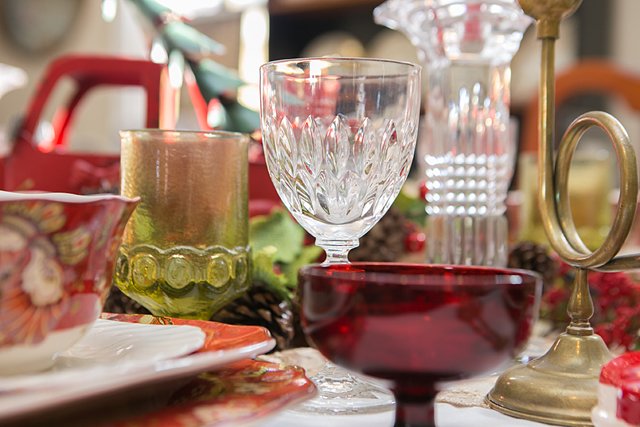 vintage drinking glasses