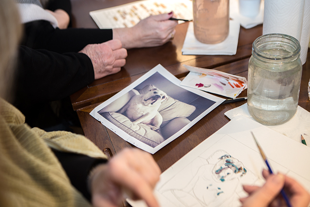 how to paint pics of pets