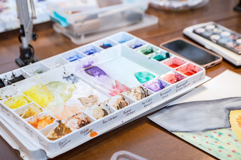 watercolor classes in Utah