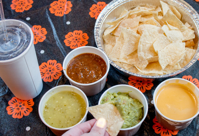 Cackling Cantina appetizers