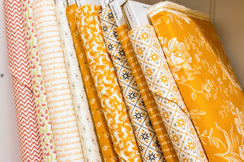 fall fabric by Moda