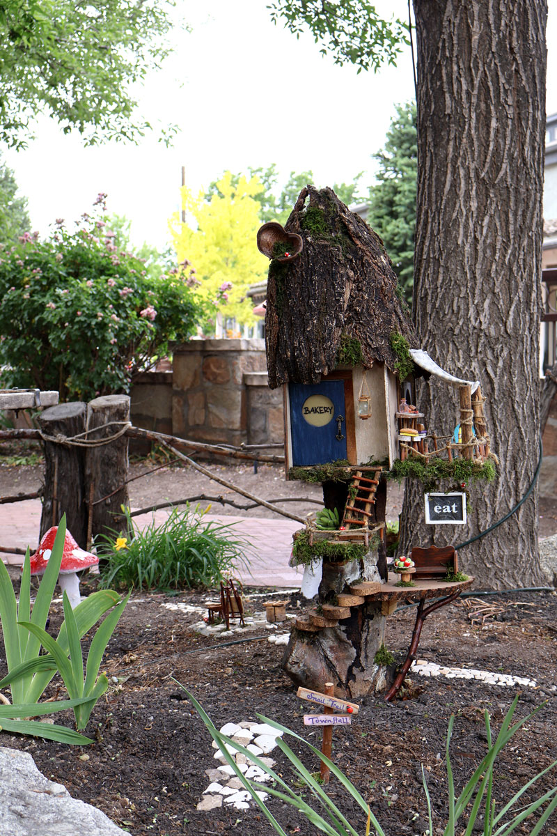 hand crafted fairy houses