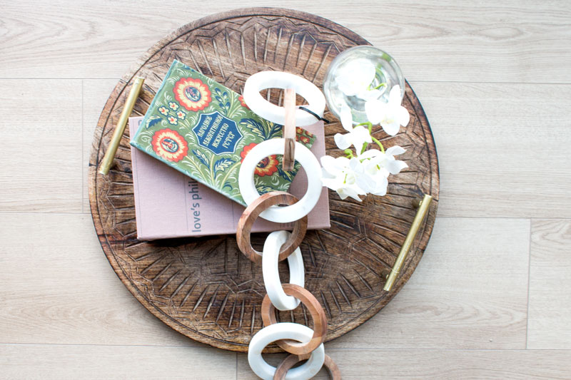 how to style a coffee table