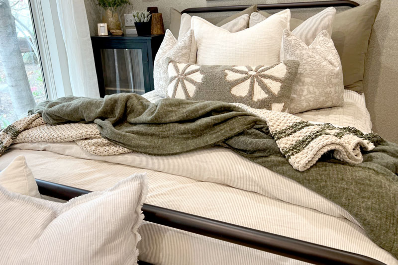 layering with a throw