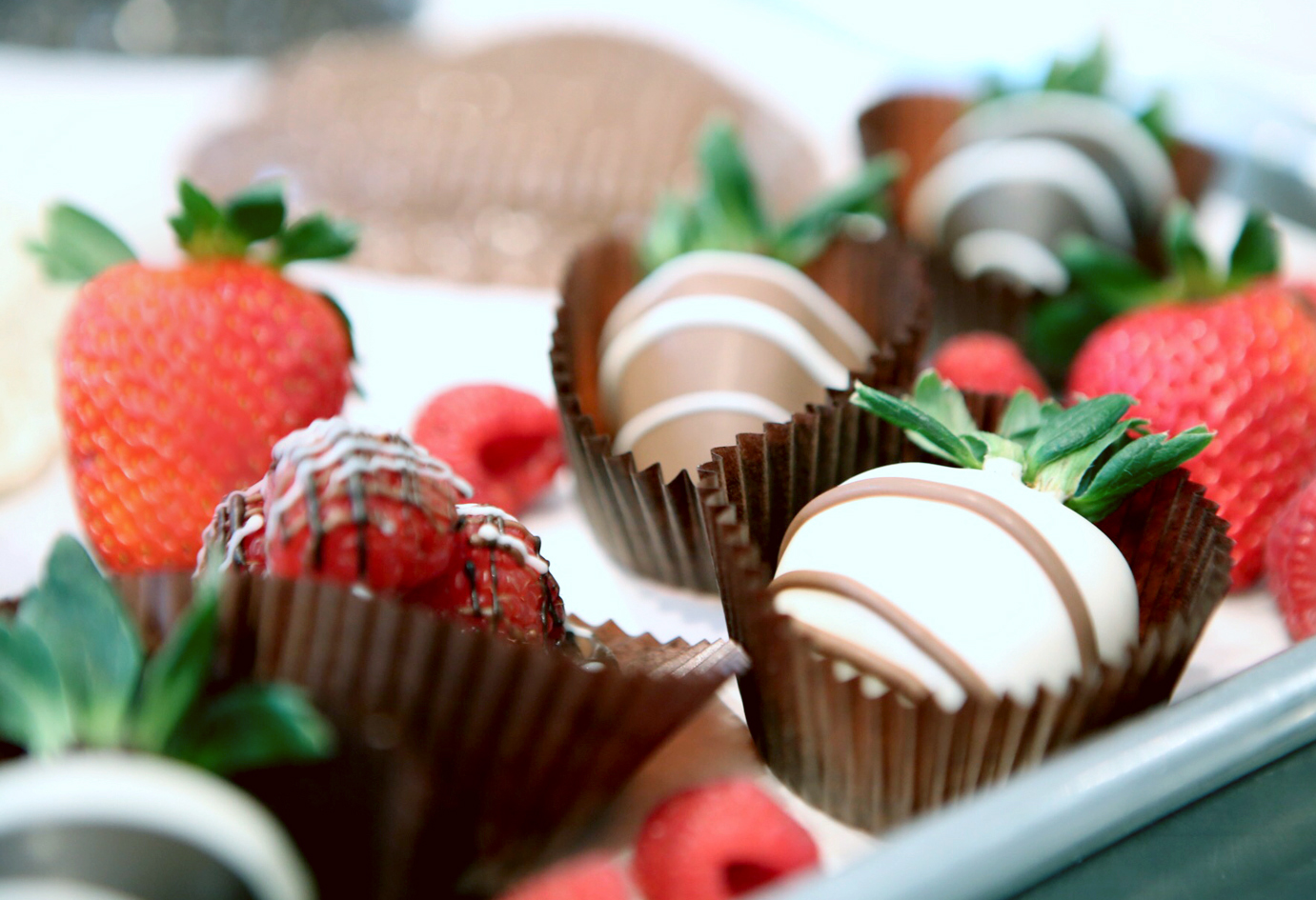 chocolate covered fruit