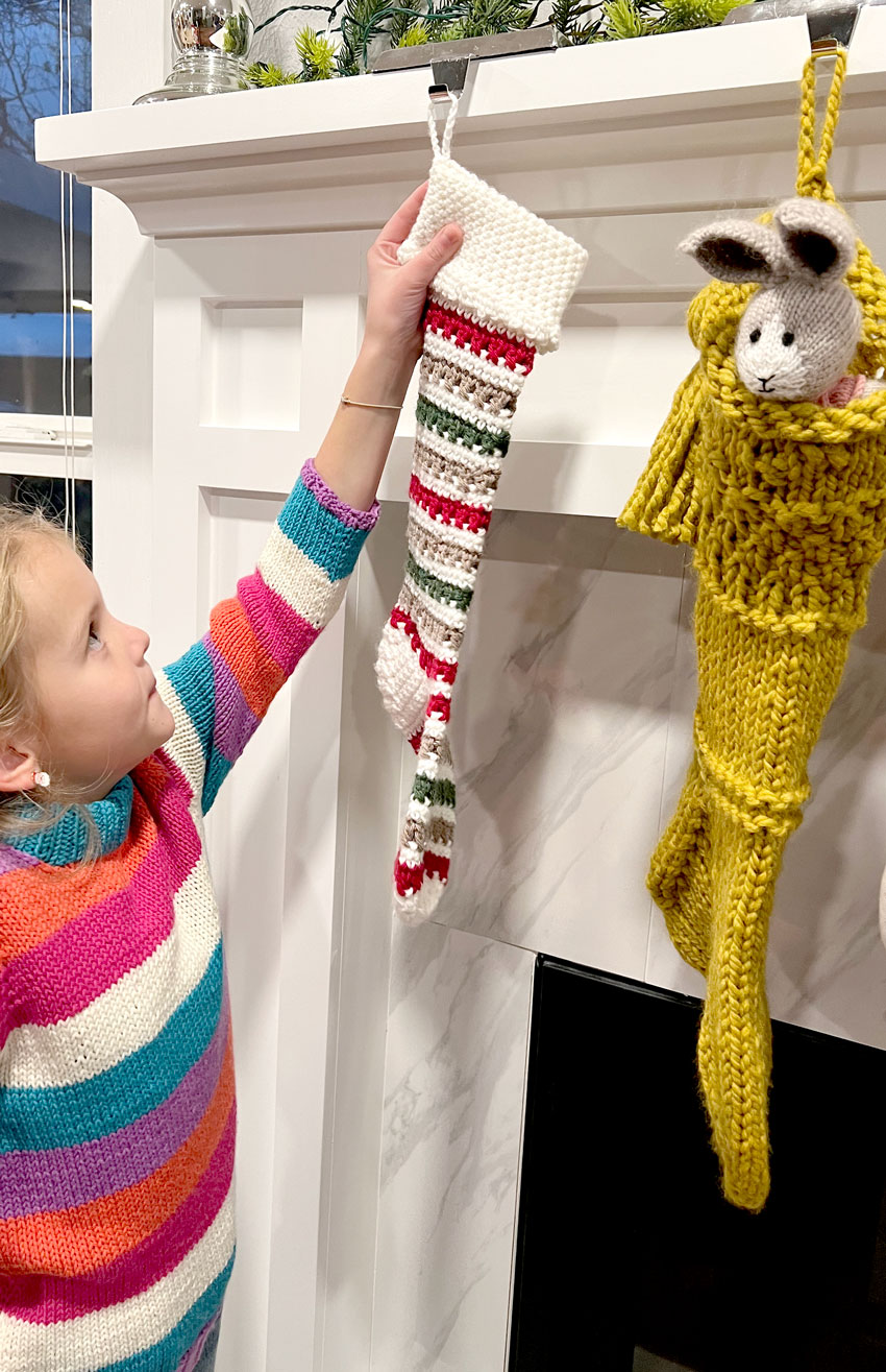 crochet and knit stocking patterns