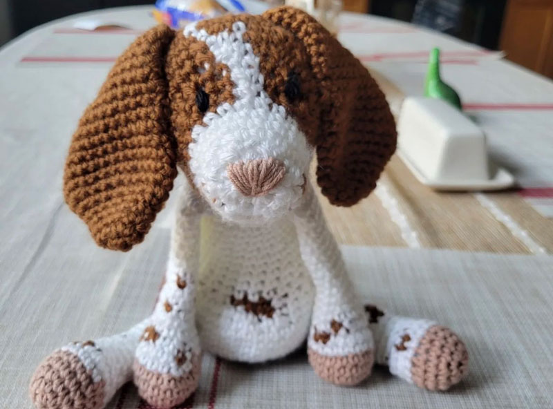 crochet dog