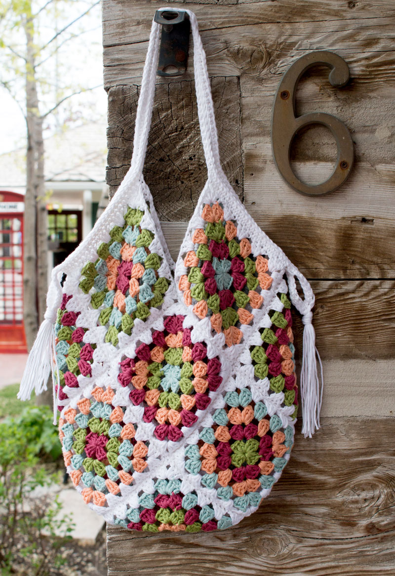 granny square handbag