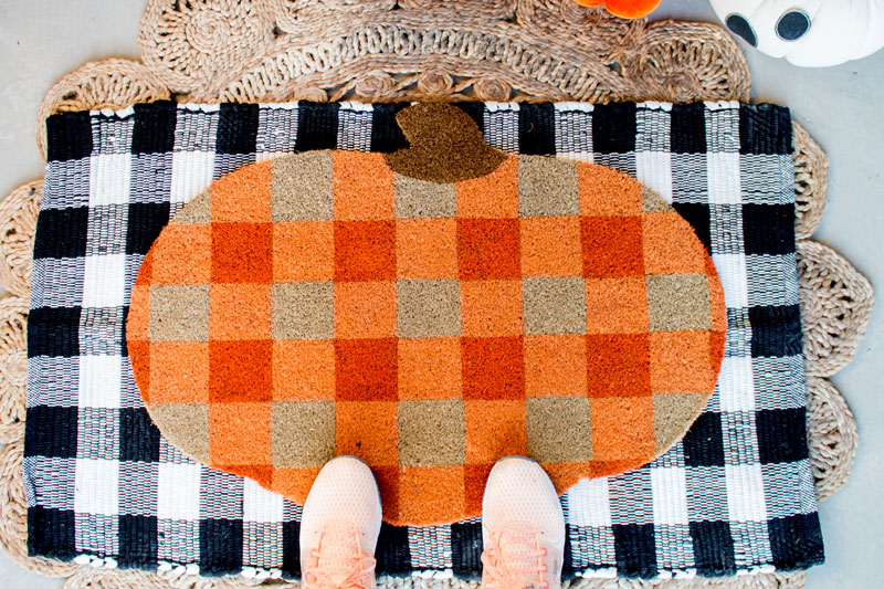 cute fall door mats